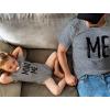 image:imageTstars Me and Mini Me Matching Outfit for Dad and Baby Gift for New Dads Fathers Day Daddy amp Son or Daughter SetDad Gray  Son Gray