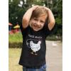 image:imageTstars Funny Shirt  Gift for Toddler amp Youth  Chicken Guess What Dinosaur Tee and Monster Tractor Shirt for KidsChicken  Black