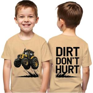 image:imageTstars Funny Shirt  Gift for Toddler amp Youth  Chicken Guess What Dinosaur Tee and Monster Tractor Shirt for KidsTractor  Latte