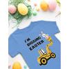 image:imageTstars St Patricks Day Shirt Funny Irish Clover Easter Bunny Eggs Infant Toddler Youth Kids TShirtEaster Digging  California Blue