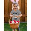 image:imageTstars St Patricks Day Shirt Funny Irish Clover Easter Bunny Eggs Infant Toddler Youth Kids TShirtEaster Peep  Gray