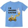 image:imageTstars St Patricks Day Shirt Funny Irish Clover Easter Bunny Eggs Infant Toddler Youth Kids TShirtEaster Digging  California Blue