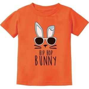 image:imageTstars St Patricks Day Shirt Funny Irish Clover Easter Bunny Eggs Infant Toddler Youth Kids TShirtEaster Hop  Orange