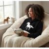 image:imageTstars Infinity Love Horse Hoodie for Women and Teen Girls Equestrian Horseback Riding Gift Idea Sweatshirt with HorsesHeart  Black