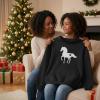 image:imageTstars Infinity Love Horse Hoodie for Women and Teen Girls Equestrian Horseback Riding Gift Idea Sweatshirt with HorsesHeart  Black