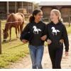 image:imageTstars Infinity Love Horse Hoodie for Women and Teen Girls Equestrian Horseback Riding Gift Idea Sweatshirt with HorsesHeart  Black