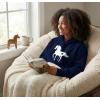 image:imageTstars Infinity Love Horse Hoodie for Women and Teen Girls Equestrian Horseback Riding Gift Idea Sweatshirt with HorsesHeart  Blue