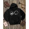 image:imageTstars Infinity Love Horse Hoodie for Women and Teen Girls Equestrian Horseback Riding Gift Idea Sweatshirt with HorsesInfinity  Black