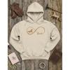 image:imageTstars Infinity Love Horse Hoodie for Women and Teen Girls Equestrian Horseback Riding Gift Idea Sweatshirt with HorsesInfinity  Cream