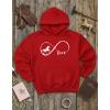 image:imageTstars Infinity Love Horse Hoodie for Women and Teen Girls Equestrian Horseback Riding Gift Idea Sweatshirt with HorsesInfinity  Red