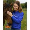 image:imageTstars Infinity Love Horse Hoodie for Women and Teen Girls Equestrian Horseback Riding Gift Idea Sweatshirt with HorsesInfinity  Royal
