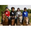 image:imageTstars Just a Girl Who Loves Horses Hoodie for Girls Youth Equestrian Hoodies Gift Horseback Riding and FansBlack