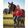 image:imageTstars Just a Girl Who Loves Horses Hoodie for Girls Youth Equestrian Hoodies Gift Horseback Riding and FansLoves  Red