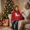 image:imageTstars Just a Girl Who Loves Horses Hoodie for Girls Youth Equestrian Hoodies Gift Horseback Riding and FansRed