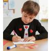 image:imageTstars Red Hearts Tie Kids Valentines Day Shirt  ABC I Love You Long Sleeve Tee for Toddlers amp Youth Boys GirlsPuff Tie  Black