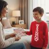 image:imageTstars Red Hearts Tie Kids Valentines Day Shirt  ABC I Love You Long Sleeve Tee for Toddlers amp Youth Boys GirlsRed