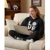image:imageTstars Volleyball Hoodie amp Legging Set  Matching Outfit for Teen Girls amp Women  Gifts for Players Coaches amp FansBlack  Black