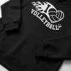 image:imageTstars Volleyball Hoodie for Teen Girls and Women  Athletic Sports Pullover Gift for Players Coaches amp FansFlame  Black