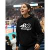 image:imageTstars Volleyball Hoodie for Teen Girls and Women  Athletic Sports Pullover Gift for Players Coaches amp FansFlame  Black