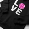 image:imageTstars Volleyball Hoodie for Teen Girls and Women  Athletic Sports Pullover Gift for Players Coaches amp FansLove Vp  Black