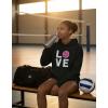 image:imageTstars Volleyball Hoodie for Teen Girls and Women  Athletic Sports Pullover Gift for Players Coaches amp FansLove Vp  Black