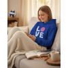 image:imageTstars Volleyball Hoodie for Teen Girls and Women  Athletic Sports Pullover Gift for Players Coaches amp FansLove Vp  Royal