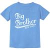 image:imageTstars Gift for Big Brother 2022 Siblings Boys Kids TShirtCalifornia Blue