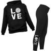 image:imageTstars Volleyball Hoodie amp Legging Set  Matching Outfit for Teen Girls amp Women  Gifts for Players Coaches amp FansBlack  Black