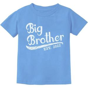 image:imageTstars Gift for Big Brother 2022 Siblings Boys Kids TShirtCalifornia Blue