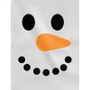 image:imageTstars Snowman Shirt Christmas Holiday Cute Toddler Raglan 34 Sleeve Baseball TeeBlackWhite