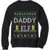 image:imageTstars Matching Family Elf Ugly Christmas Sweatshirts for Mom Dad Son Daughter Outfits Daddy Adults XLarge Black