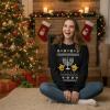 image:imageTstars Chanukkah Sweatshirt for Women and Teen Girls Jewish Holiday Pullover with Menorah DesignBlack