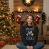 image:imageTstars Chanukkah Sweatshirt for Women and Teen Girls Jewish Holiday Pullover with Menorah DesignNavy