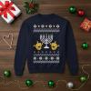 image:imageTstars Chanukkah Sweatshirt for Women and Teen Girls Jewish Holiday Pullover with Menorah DesignNavy