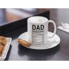 image:imageTstars Dad Mug Gifts for Papa from Daughter Son Fathers Day Funny Coffee Mugs For Dads 15 Oz WhiteNutritional Facts White