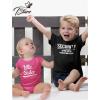 image:imageTstars Funny Security Squad Big Brother Little Sister Matching Sibling Outfits Toddler Kids Tshirt amp Baby Bodysuit SetBrother Black  Sister Wow Pink