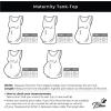 image:imageTstars Funny Twin Babies Peeking  Twins Pregnancy Peekaboo Maternity Tank Top Large Black