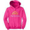image:imageTstars TeeStars  Princess Crown Gift for Daughter  Little Girl Toddler HoodiePink