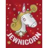 image:imageTstars  Happy Holidays Funny Jewnicorn Ugly Christmas Hanukkah Women SweatshirtGreen