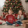 image:imageTstars Choo Choo Train Boys Ugly Christmas Sweatshirt Tacky Sweater Style Xmas Holiday Youth Kids Sweatshirts XLarge Red
