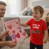 image:imageTstars Farm Tractor Valentine Toddler Shirt  Loads of Love Kids T Shirt Valentines Day Top for BoysRed