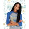 image:imageTstars Happy Chrismukkah Ugly Xmas Hanukkah 34 Women Sleeve Baseball Jersey ShirtBlueGray