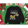image:imageTstars Im Digging Christmas Personalized Boys Tractor Custom Toddler Kids Sweatshirt 2T Black