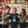 image:imageTstars Ive Been Naughty Sweatshirt Toddler Kids Ugly Christmas Sweater StyleJawlly  Black