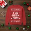image:imageTstars Ive Been Naughty Sweatshirt Toddler Kids Ugly Christmas Sweater StyleNice  Red