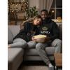 image:imageTstars King amp Queen Matching Couple Hoodie Set  His amp Hers Pullover Hoodies  Valentines Day Gift for CouplesBlack