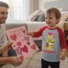 image:imageTstars Paw Patrol Rubble Valentines Day Shirt for Toddlers and Kids  Loads of Love Valentine Raglan 34 Sleeve TeeDigging  Red