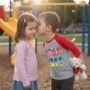 image:imageTstars Paw Patrol Rubble Valentines Day Shirt for Toddlers and Kids  Loads of Love Valentine Raglan 34 Sleeve TeeXoxo  Red