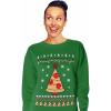 image:imageTstars Pizza Ugly Christmas Sweater Funny Xmas Pizza Tree Women SweatshirtNavy