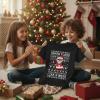 image:imageTstars Santa Floss Dancing Shirt for Kids Youth  Boys Girls Reindeer Holiday Christmas Ugly Sweater Style TeeFloss  Black